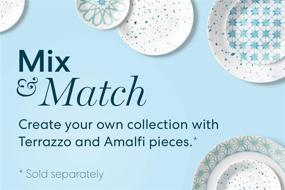 img 1 attached to 🍜 Corelle Amalfi Cereal Bowl Set - Resistant and Stylish 6 Piece Collection