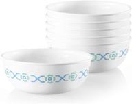 🍜 corelle amalfi cereal bowl set - resistant and stylish 6 piece collection logo