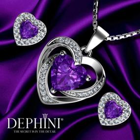 img 1 attached to DEPHINI Ожерелье Серьги Стерлинг Камень