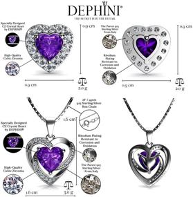 img 3 attached to DEPHINI Ожерелье Серьги Стерлинг Камень