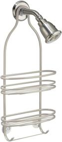 img 3 attached to 🚿 Premium InterDesign Axis Hanging Shower Caddy: Organize Your Bathroom with Stylish Satin Storage Shelves for Shampoo, Conditioner, and Soap