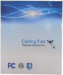 img 1 attached to 🔧 Breeze Bay Universal Ceiling Fan Remote Control and Receiver Set: Hampton Bay Harbor Breeze Hunter Replacement Kit, Conventional
