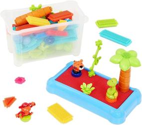 img 4 attached to Bristle Blocks Battat: Unleash Creativity and Develop Dexterity with Building Toys