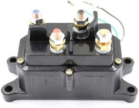 img 1 attached to 🚜 ATV UTV Winch Solenoid Relay Contactor with Rocker Thumb Switch - 12V