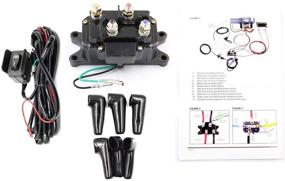 img 4 attached to 🚜 ATV UTV Winch Solenoid Relay Contactor with Rocker Thumb Switch - 12V