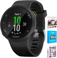 ⌚ renewed garmin forerunner 45s gps heart rate monitor running smartwatch bundle with fitness & wellness suite - weyv, yoga vibes, daily burn логотип