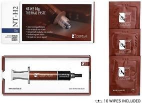 img 2 attached to 🔥 Noctua NT-H2 10g, High-Performance Thermal Compound Paste with 10 Cleaning Wipes (10g)