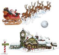 santas sleigh workshop props accessory logo
