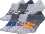 🧦 shop adidas kids superlite no show socks (6-pair) for boys and girls logo