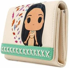 img 1 attached to Loungefly Disney Pocahontas Trifold Wallet