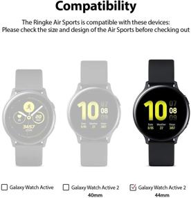 img 3 attached to 📱 Ringke Air Sports Galaxy Watch Active 2 44mm Case - Thin Rugged TPU Protective Cover