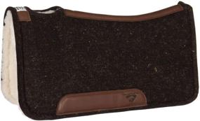 img 2 attached to 🐑 Diamond Wool Pad Co. - Premium 1" Wool Felt with Merino Wool Fleece Bottom - 32x32