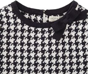 img 3 attached to 🎀 H&H Girls' Bow Detail Sweater Dress: The Perfect Blend of Style and Elegance