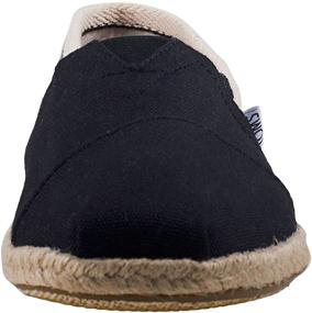 img 2 attached to TOMS University Classics Black Stripe: Stylish and Timeless Slip-On Shoes