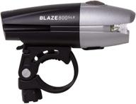 🚲 planet bike blaze® 800 slx, super bright front white headlight, 5 modes, up to 800 lumens, usb rechargeable bike light logo