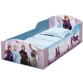 img 2 attached to ❄️ Magical and Stylish: Delta Children Wood Toddler Bed, Disney Frozen II (BB81453FZ-1097)