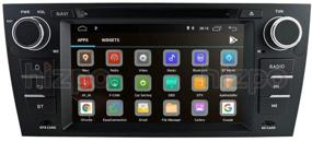 img 4 attached to 🚗 hizpo Android 10 Car Stereo: 7 Inch Quad Core Multi-Touch Screen DVD Player for E90/E91/E92/E93