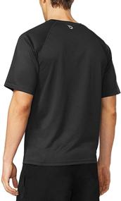 img 3 attached to 🏊 BALEAF Men's Solid Short Sleeve Quick-Dry Swim Shirt with UPF 50+ Sun Protection
