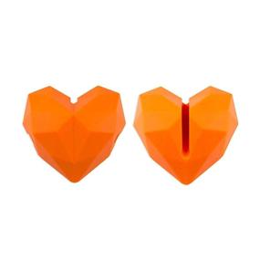 img 4 attached to 🍳 Set of 2 Heart-shaped Silicone Pot Clips - Kitchen Gadgets for Smoker Oil, Milk, and Candy Temperature Monitoring. Ideal for Deep Fryers and Melting Pots. Cute and Practical Silicone Pot Clip Holders.