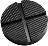 a abigail universal floor jack rubber pad adapter: pinch weld side rail protector puck/pad logo