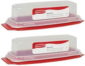 img 2 attached to 🧈 Rubbermaid Butter Dish - Standard Size for Efficient Storage