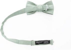 img 2 attached to 👔 Linen Blend Boys' Accessories by Spring Notion