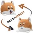 reversible plushie stuffed animal double sided logo