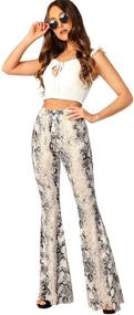img 1 attached to 🐍 WDIRARA Snakeskin Multicolor Girls' Clothing: Stylish and Comfortable Casual Stretch Collection