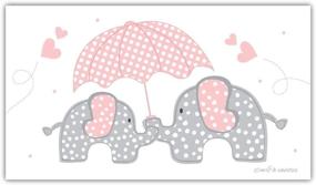 img 1 attached to Elephant Books Shower Request Cards