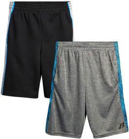 img 4 attached to 🏀 High-Performance Boys' Basketball Shorts with Pockets (2 Pack) for Pro Athletes