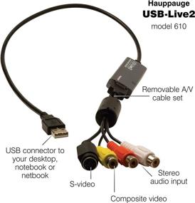 img 1 attached to 🖥️ Hauppauge 610 USB-Live 2 Аналоговый видео конвертер и устройство захвата - Черный/Белый