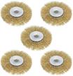 uxcell 3 inch plated crimped 4 inch abrasive & finishing products for abrasive brushes logo