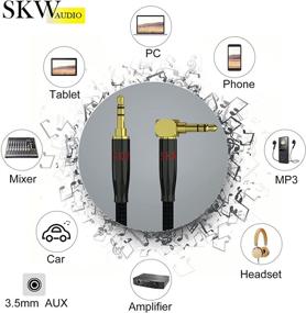 img 2 attached to Автомобильный AUX-кабель SKW (звук Hi-Fi) Переносной аудио- и видеокабель