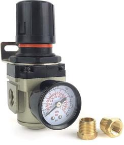 img 2 attached to 🔧 Primefit R3802G: Durable Intermediate Air Regulator with Steel-Protected 100-PSI Gauge, 3/8-Inch NPT
