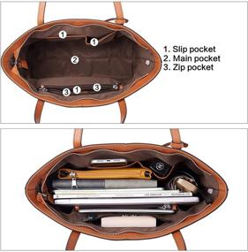 img 2 attached to BOSTANTEN Handbag Genuine Leather Shoulder Women's Handbags & Wallets