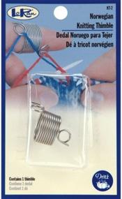 img 1 attached to 🧤 Dritz KT-2 Silver Norwegian Knitting Thimble - Optimal SEO-friendly Product Name