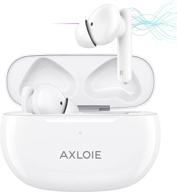 axloie wireless earbuds: active noise cancelling & transparency mode, premium sound headset with 4-mic clear call logo