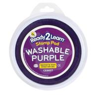 🔮 vibrant purple jumbo washable stamp pad – ideal for handprints and footprints - non-toxic and fade-resistant logo