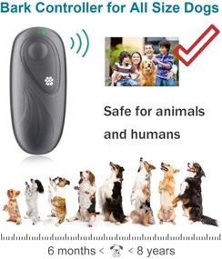 img 4 attached to Advanced Ultrasonic Bark Control Device | Hand-held Anti Barking Device for Dogs | Variable Frequency Dog Barking Deterrent & Behavior Training | Effective Dog Repellent & Barking Control