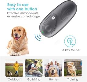 img 1 attached to Advanced Ultrasonic Bark Control Device | Hand-held Anti Barking Device for Dogs | Variable Frequency Dog Barking Deterrent & Behavior Training | Effective Dog Repellent & Barking Control