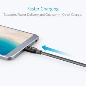 img 3 attached to 💪 Anker Powerline+ USB C to USB C Cable (3ft) - High-Speed Power Delivery PD Charging for MacBook, Huawei Matebook, iPad Pro 2020, Chromebook, Pixel, Switch, and More Type-C Devices (Gray)