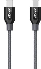 img 4 attached to 💪 Anker Powerline+ USB C to USB C Cable (3ft) - High-Speed Power Delivery PD Charging for MacBook, Huawei Matebook, iPad Pro 2020, Chromebook, Pixel, Switch, and More Type-C Devices (Gray)