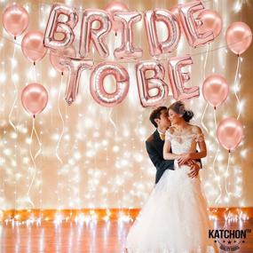 img 2 attached to Большие баллоны для неvestы "Bride To Be" розового цвета с диаметром 16 дюймов - украшения для девичника, бриджечки и свадебные украшения, розовые баллоны "Bride" и баллоны для девичника.