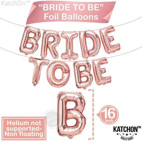 img 1 attached to Большие баллоны для неvestы "Bride To Be" розового цвета с диаметром 16 дюймов - украшения для девичника, бриджечки и свадебные украшения, розовые баллоны "Bride" и баллоны для девичника.