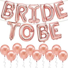 img 4 attached to Большие баллоны для неvestы "Bride To Be" розового цвета с диаметром 16 дюймов - украшения для девичника, бриджечки и свадебные украшения, розовые баллоны "Bride" и баллоны для девичника.