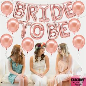 img 3 attached to Большие баллоны для неvestы "Bride To Be" розового цвета с диаметром 16 дюймов - украшения для девичника, бриджечки и свадебные украшения, розовые баллоны "Bride" и баллоны для девичника.