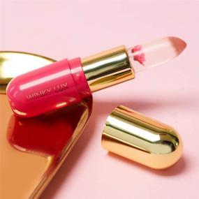 img 2 attached to 🌸 Winky Lux Flower Balm: Color Changing Flower Jelly Lip Balm for Perfect Pink Shade Matching Your Lip pH Level