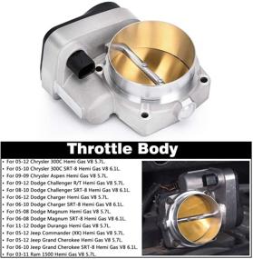img 1 attached to Сборка привода дроссельного узла PQY 90 мм для улучшенного контроля впрыска топлива - совместима с Dodge Ram Jeep Hemi 300 5.7L 6.1L V8 с 03 по 12 гг.