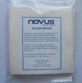 img 1 attached to Улучшите глянец и устраните царапины с помощью NOVUS 7068 Polish Mate - упаковка из 6 штук