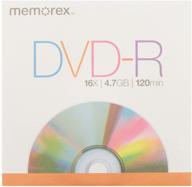 high-capacity memorex 4.7gb 16x dvd-r 10 pack: superior quality and storage logo
